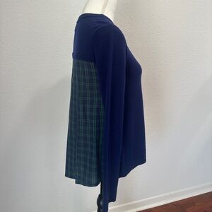 Vineyard Vines Deep Blue Crew Neck Wool Sweater